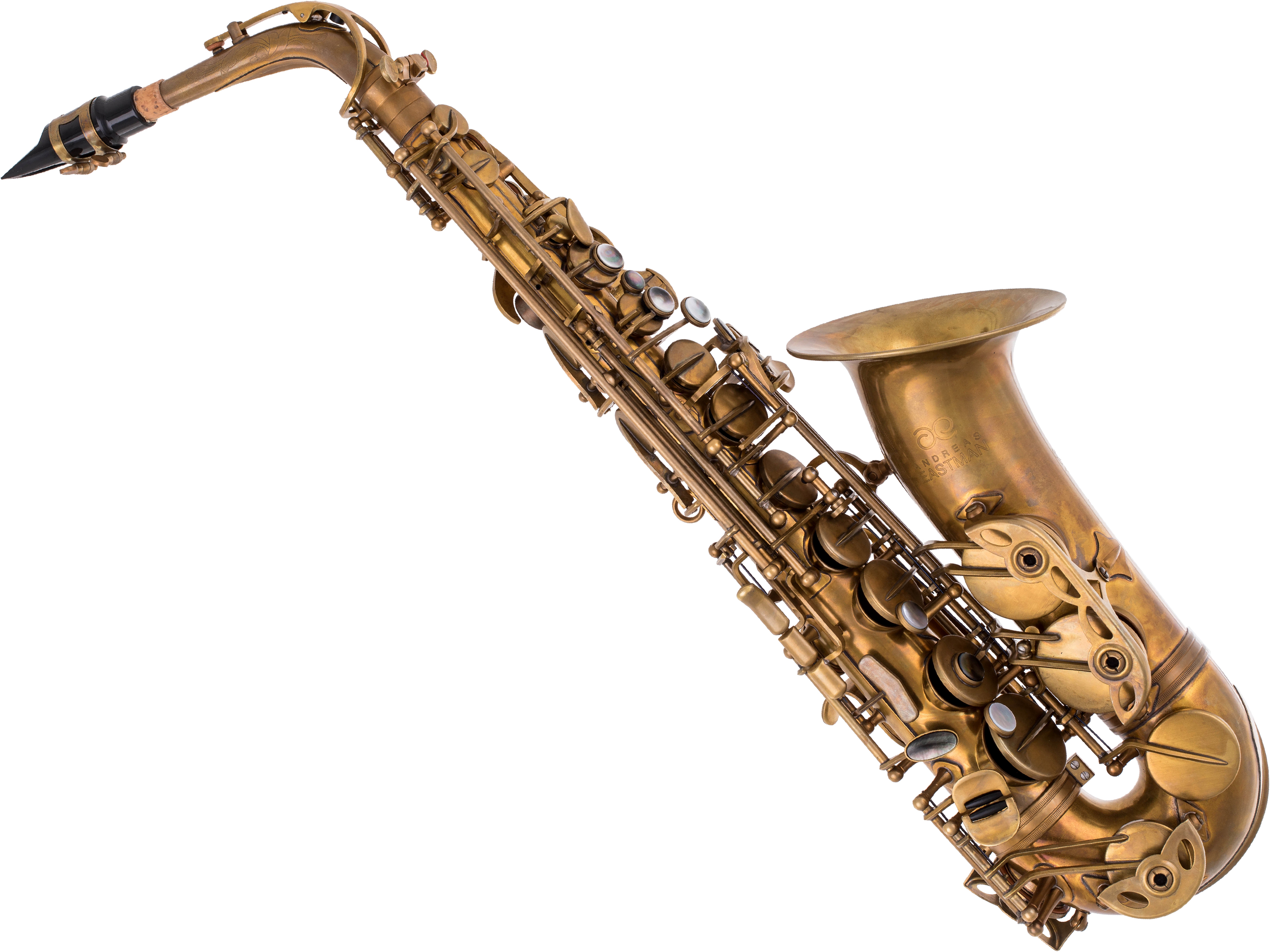 Eastman EAS652RL Altsaxophon Aged Unlacquered Brass Finish