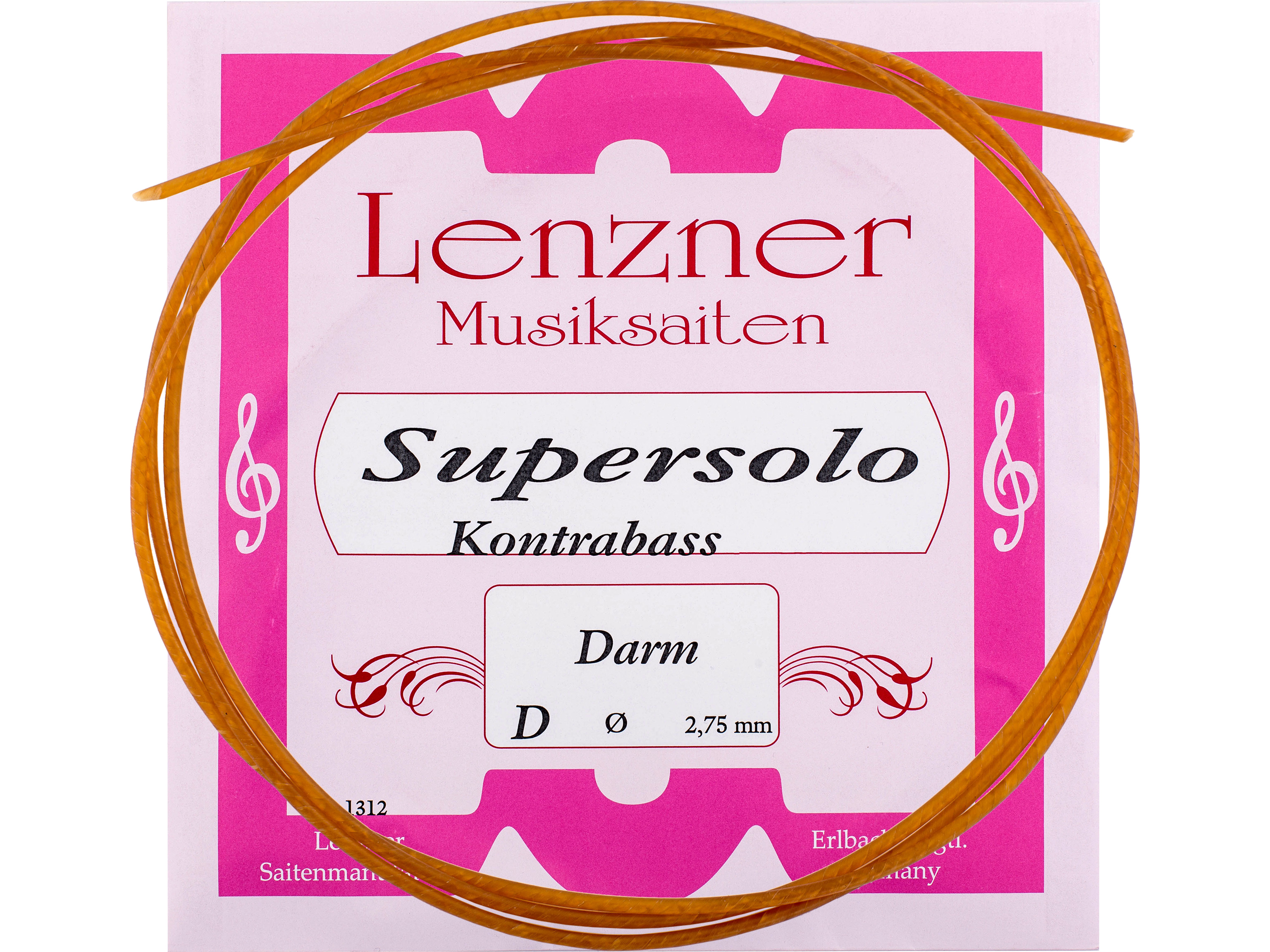 Lenzner 1312 D Basssaite 1/2 Supersolo