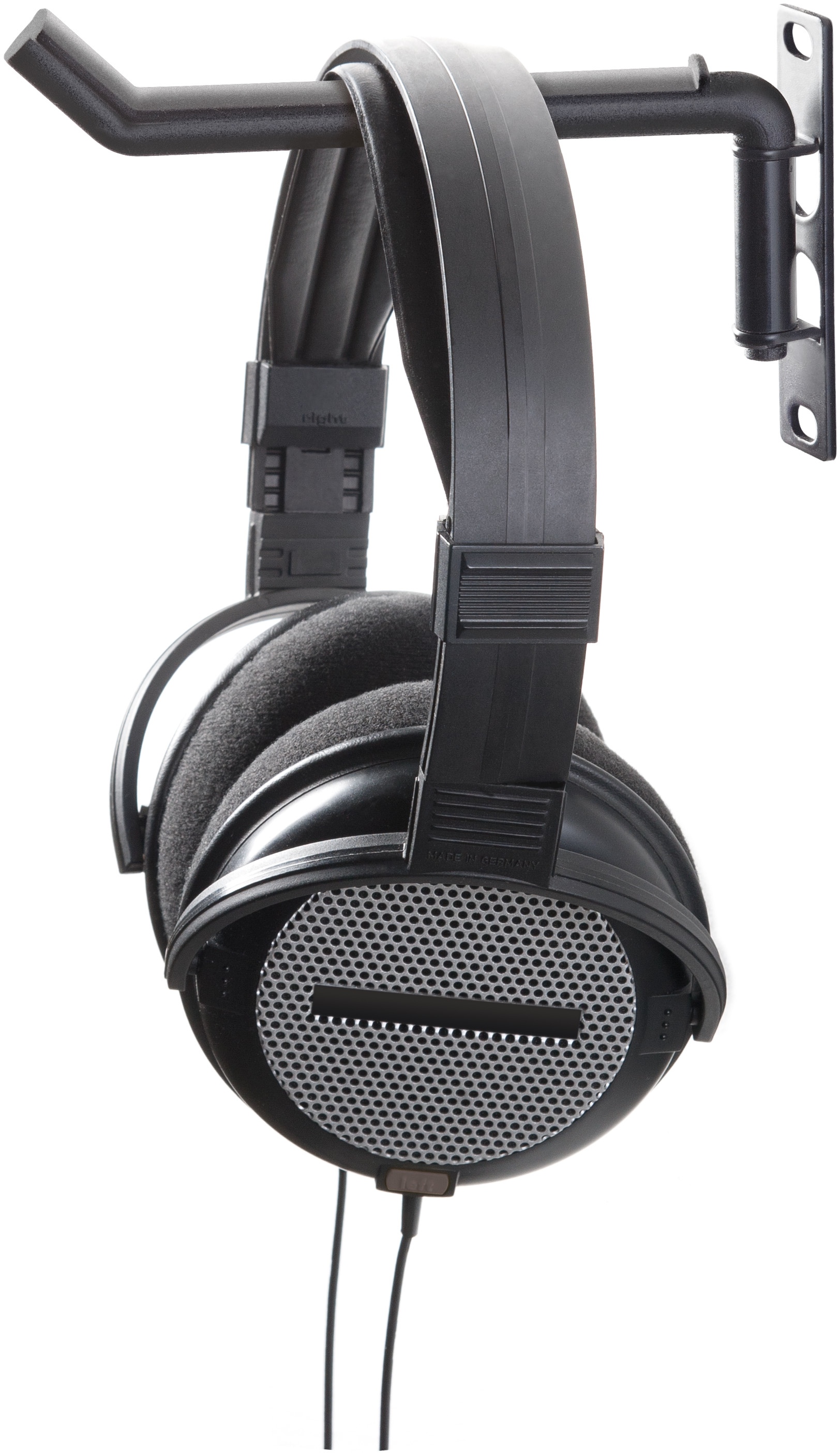 K&M 49302 Kopfhörerhalter schwarz