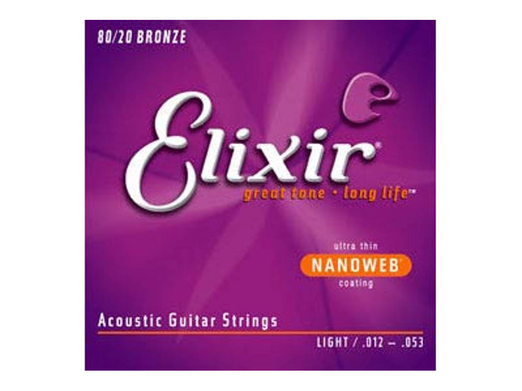 Elixir Nanoweb Akustikgitarre Custom Light 11027