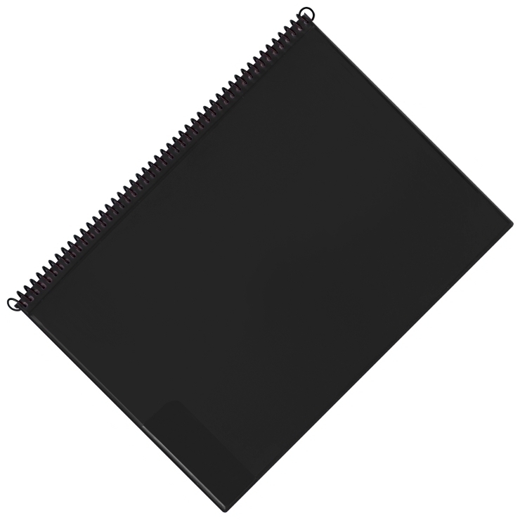 Star Notenmappe 600 / 25 Taschen schwarz DIN A5 hoch