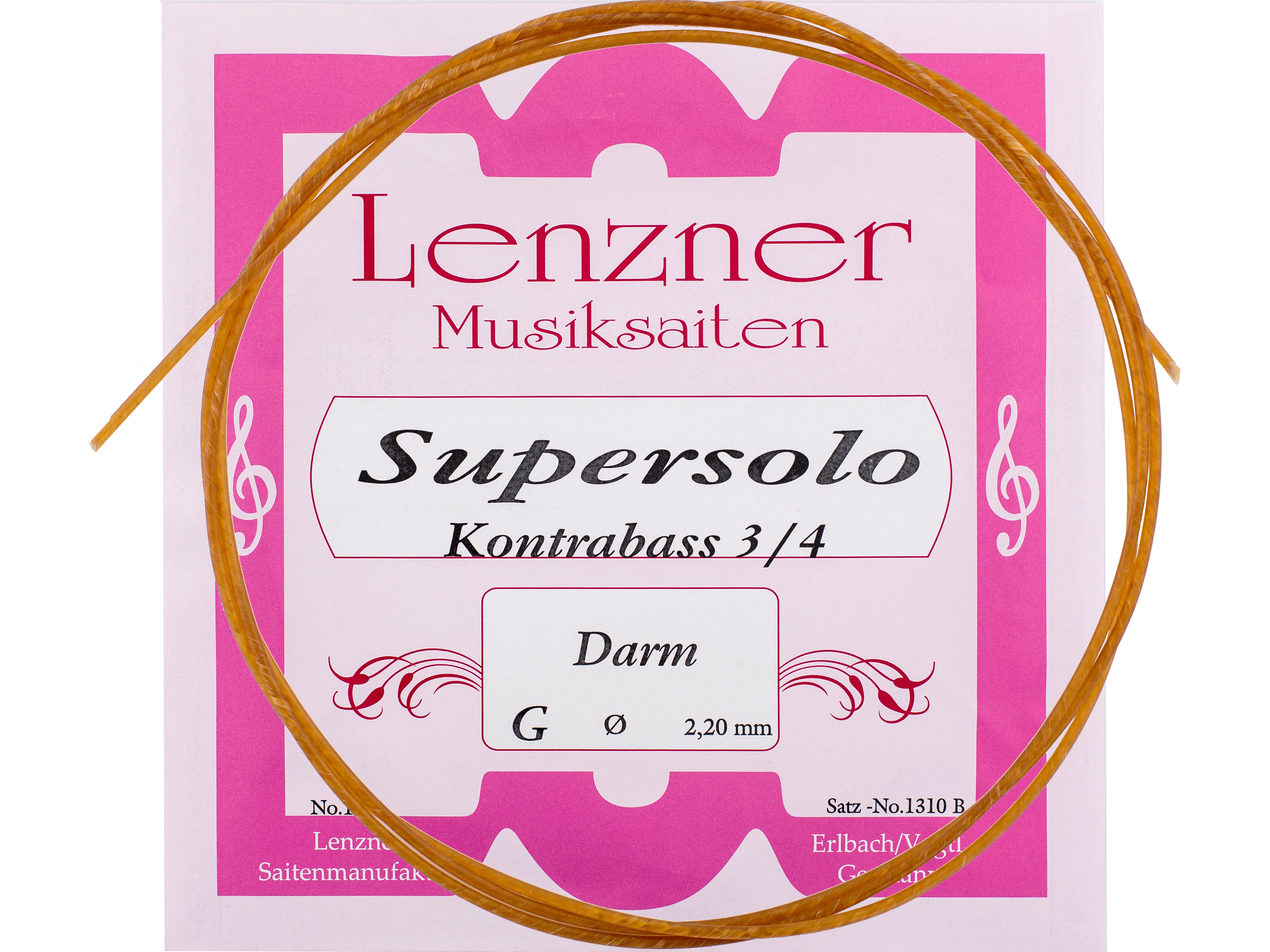Lenzner 1310 A Basssaitensatz 3/4 Supersolo