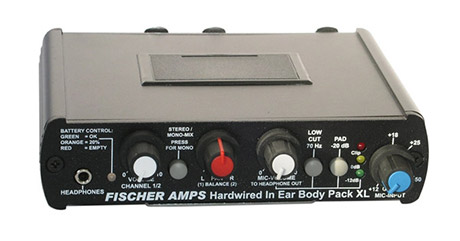 Fischer Amps Hardwired In Ear Belt Pack XL