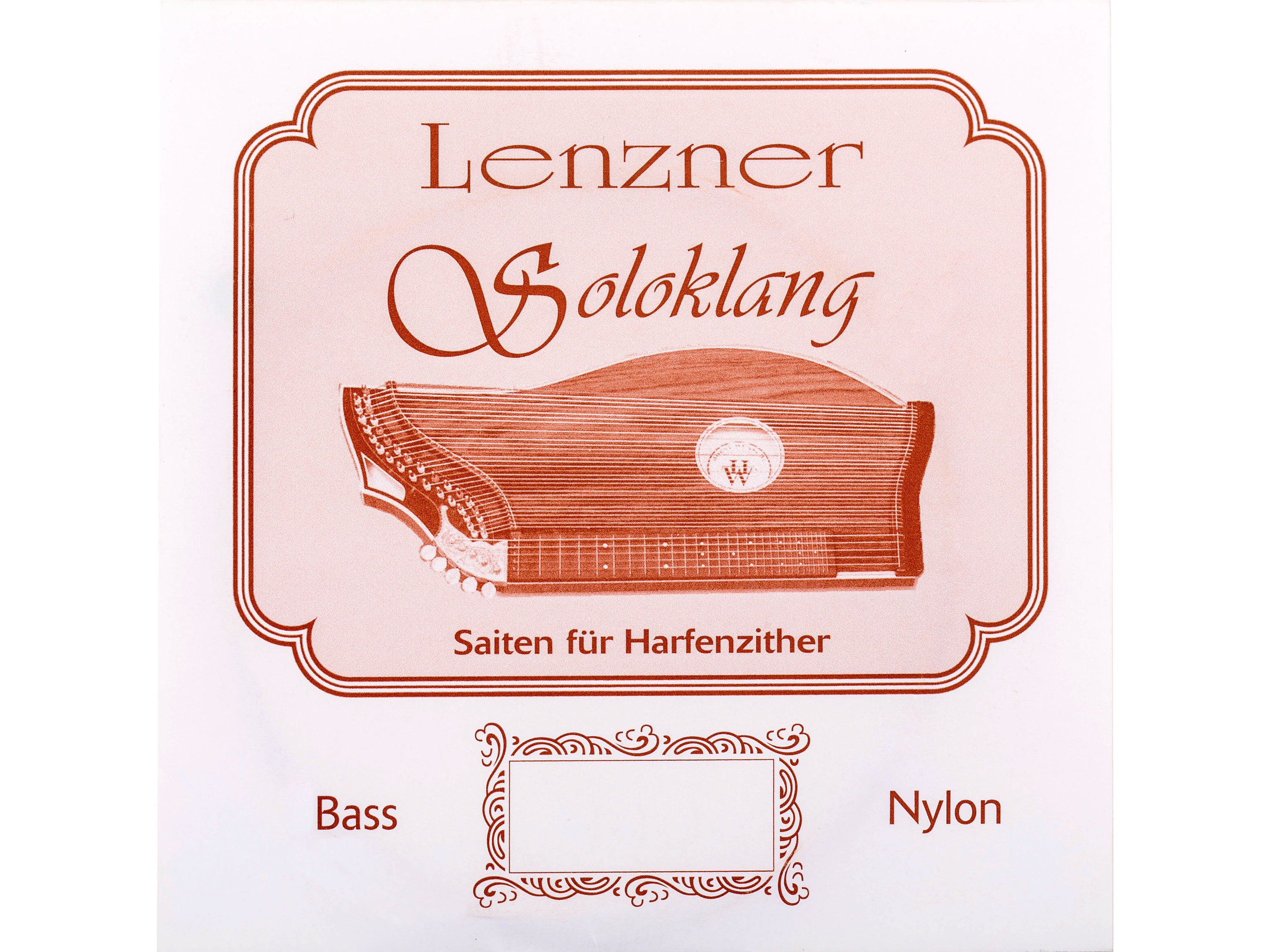 Lenzner 18. D Zithersaite Soloklang Bass