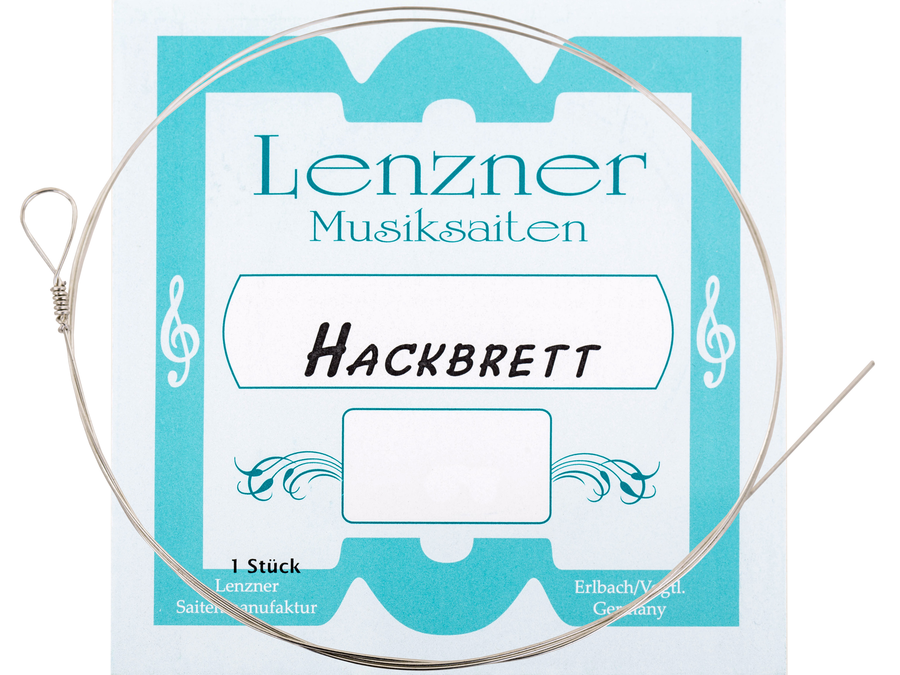 Lenzner 9. fis`` Hackbrettsaite Silberstahl