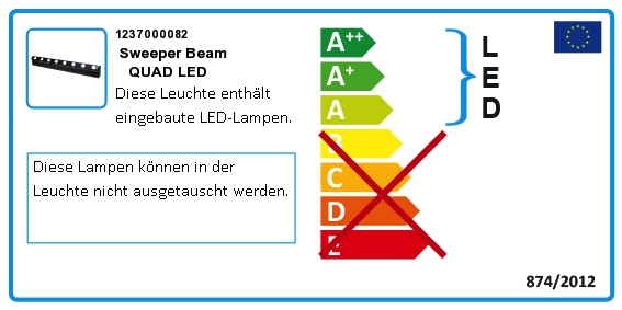 ADJ Sweeper Beam Quad LED RGBW - Ausstellungsstück