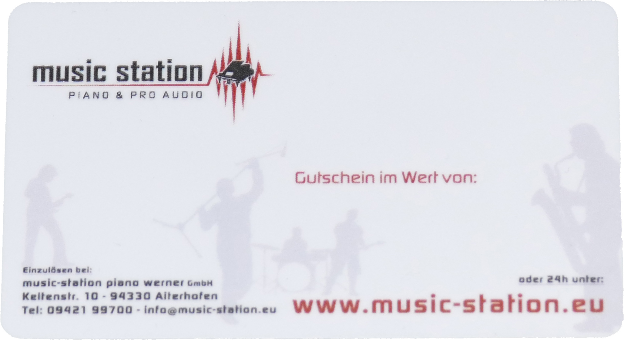 Music Station Gutschein 750 Euro
