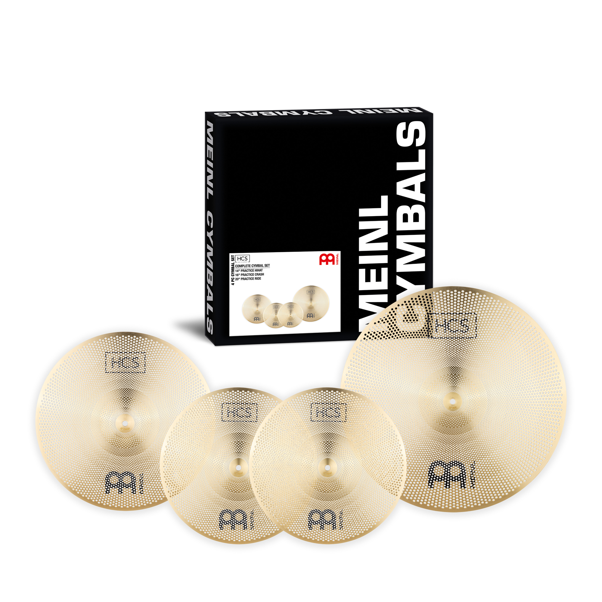 Meinl Practice HCS Cymbal Set - 14" / 16" / 20"