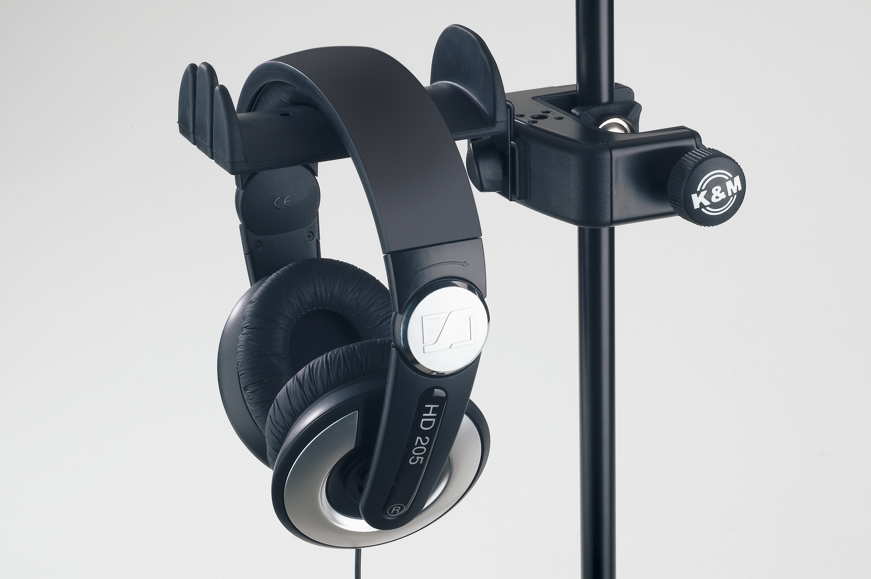 K&M 16085 Kopfhörerhalter mit Tischklammer schwarz