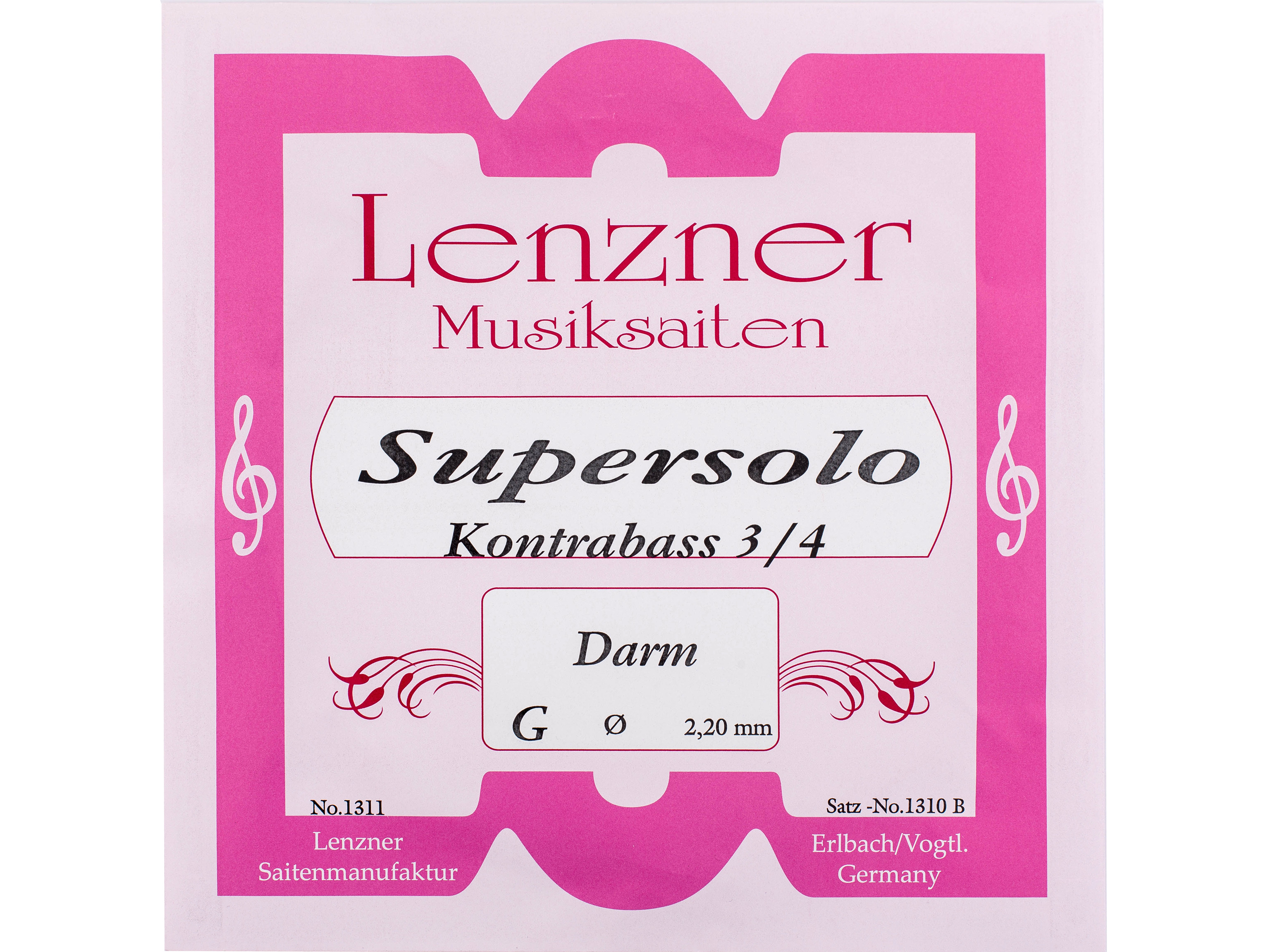 Lenzner 1321 G Basssaite 3/4 Supersolo Jazz