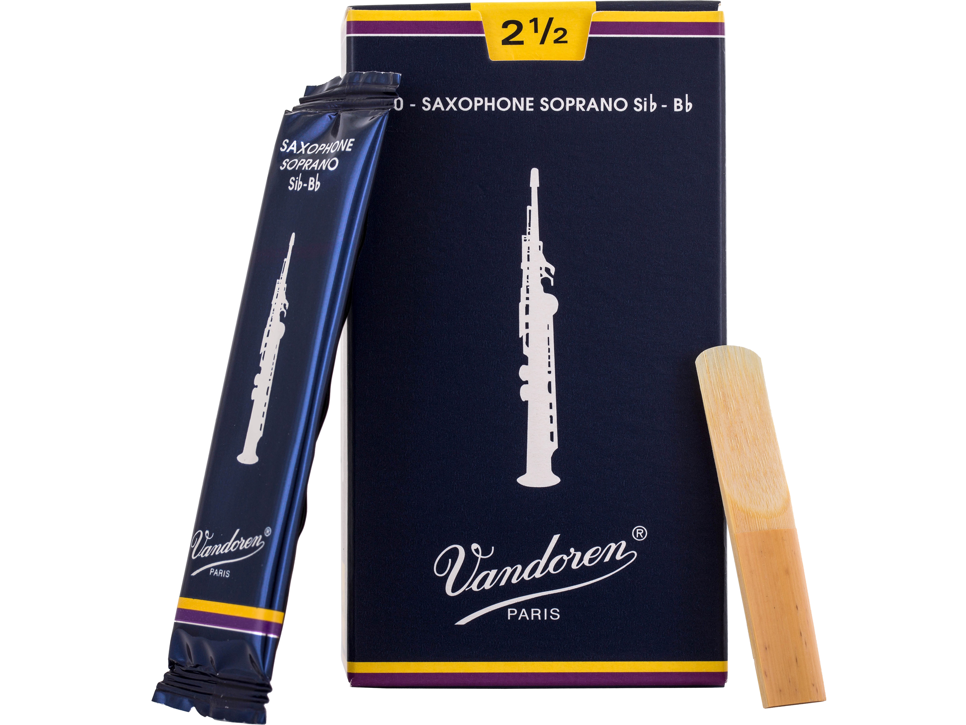 Vandoren Saxophonblatt Classic Sopran 2,5