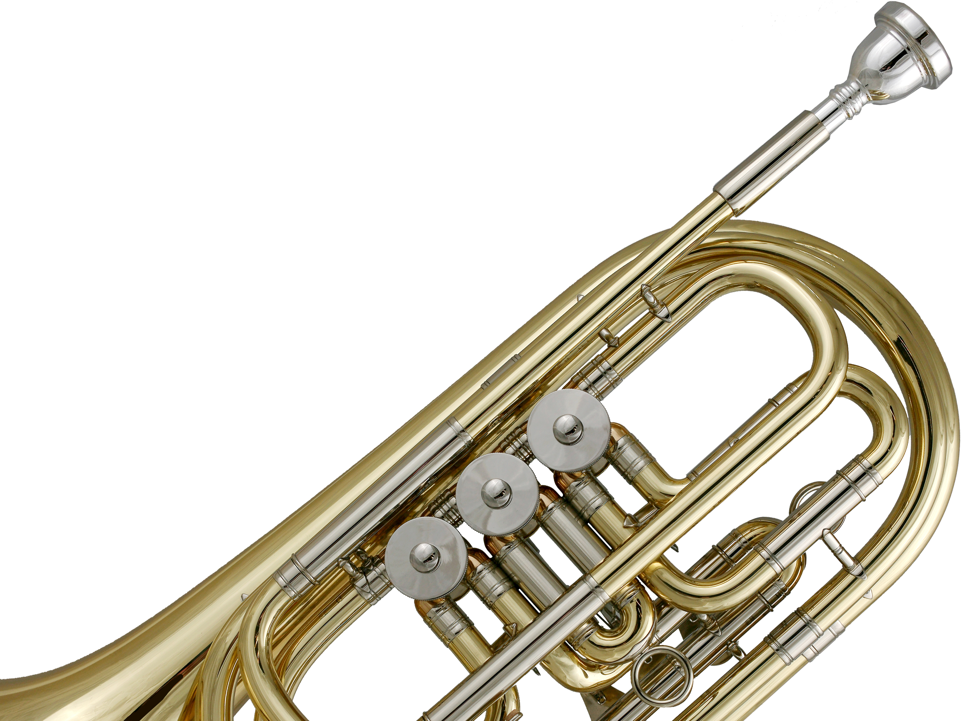 Melton 129-L Basstrompete Messing