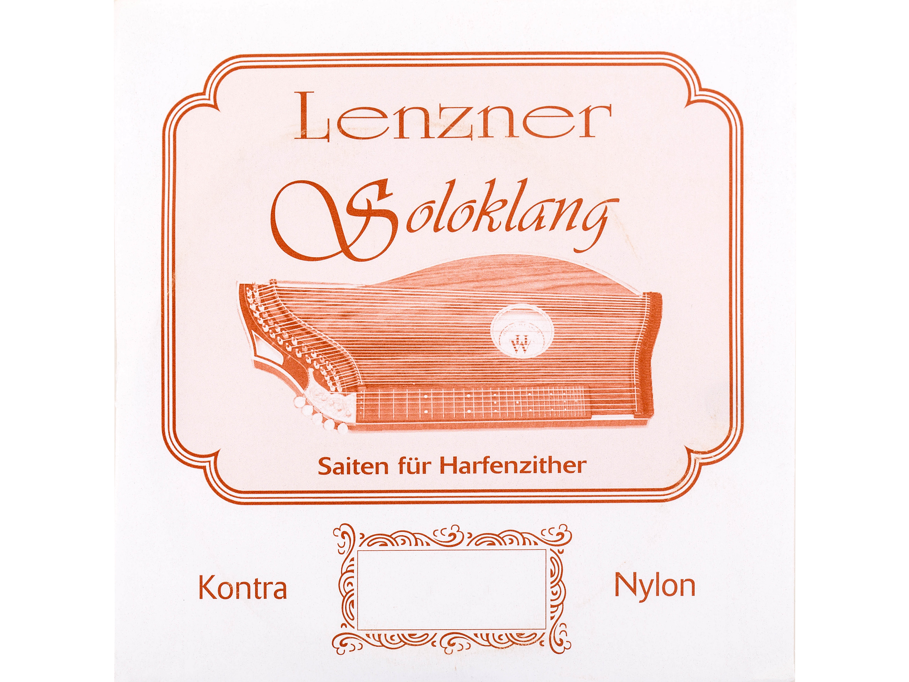 Lenzner 28. D Zithersaite Soloklang Kontra