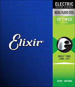 Elixir Optiweb E-Gitarre Super Light 19002