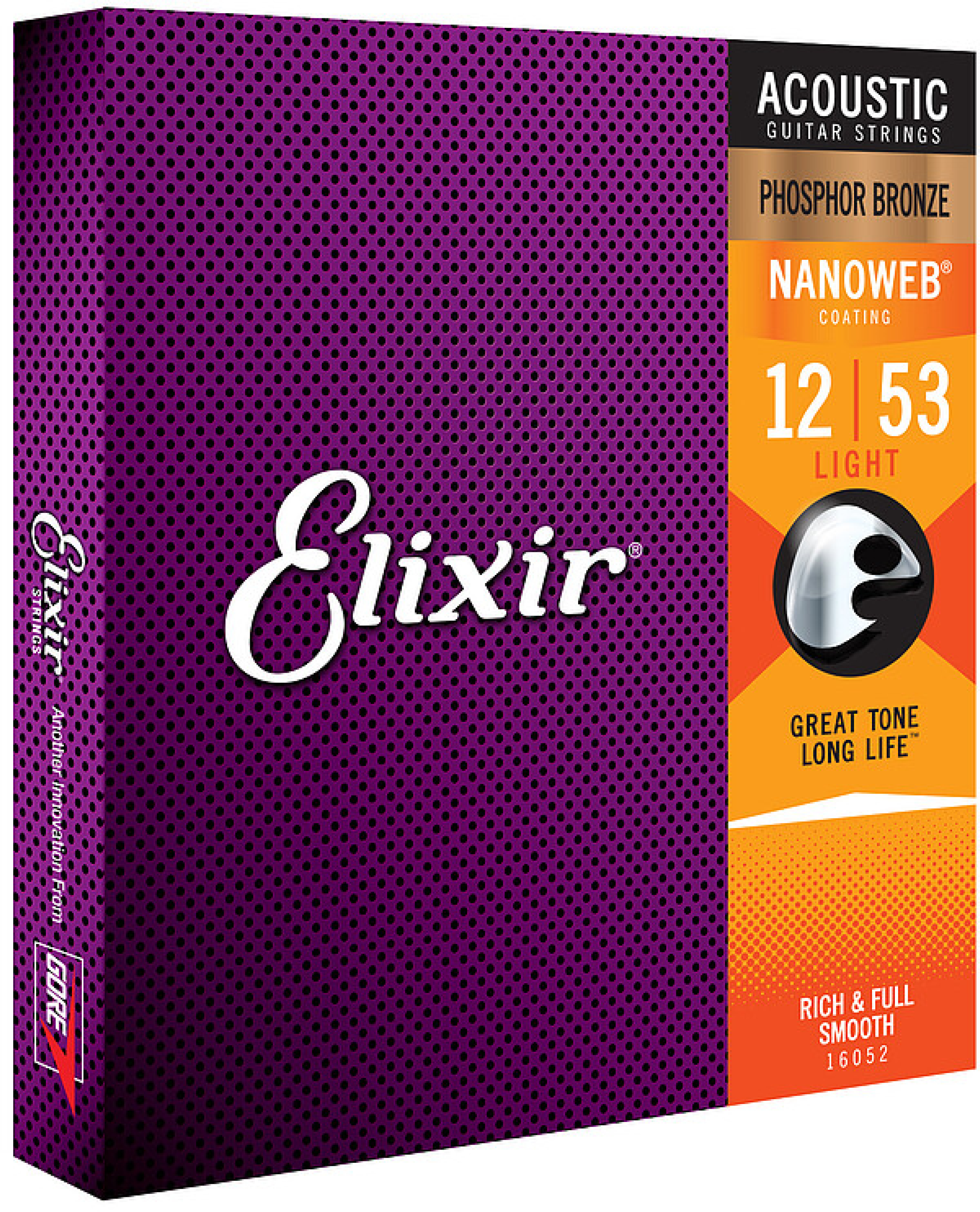 Elixir Nanoweb Akustikgitarre Custom Light 16052