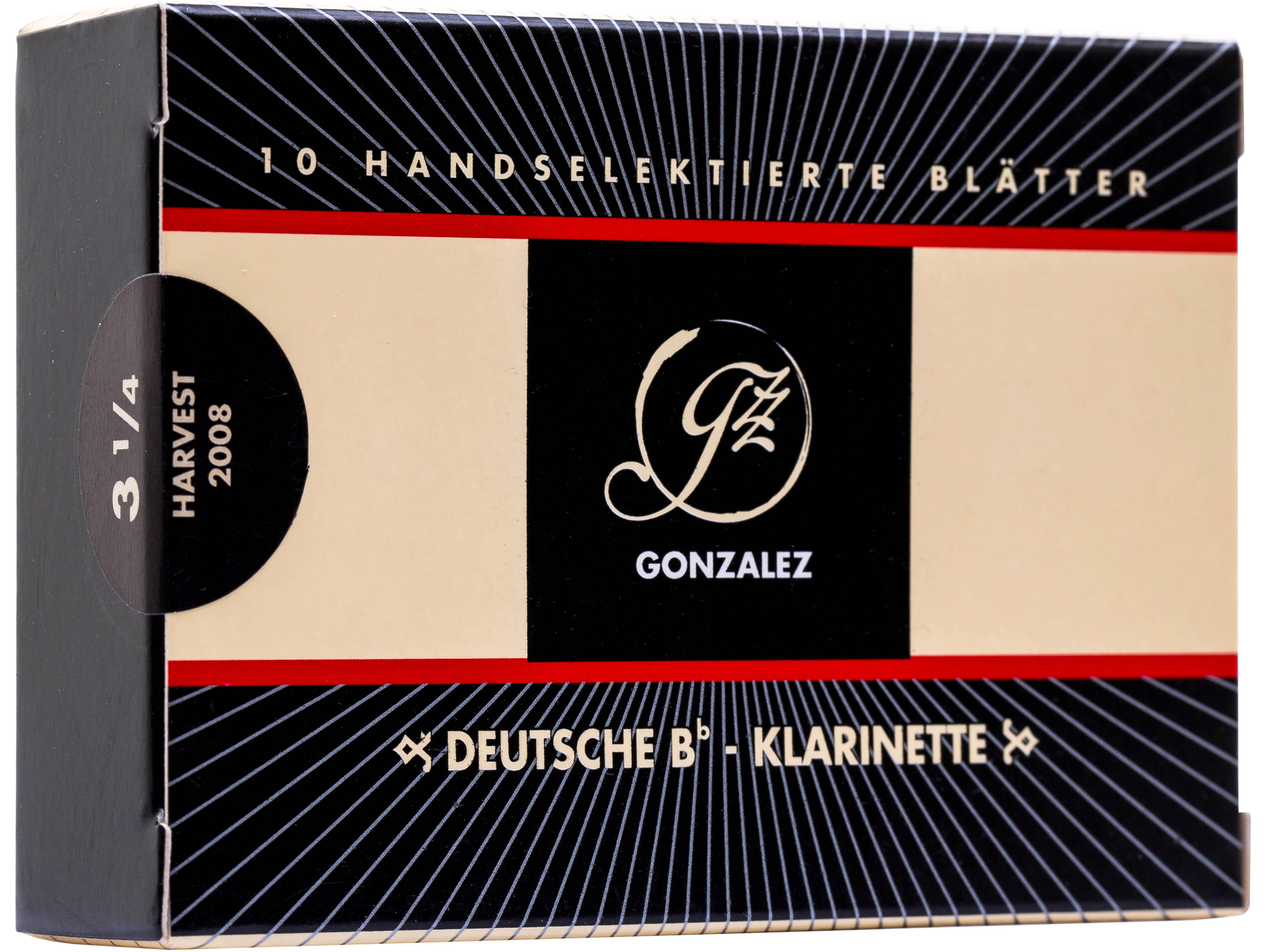 Gonzalez Klarinettenblatt Bb German Cut 3,25