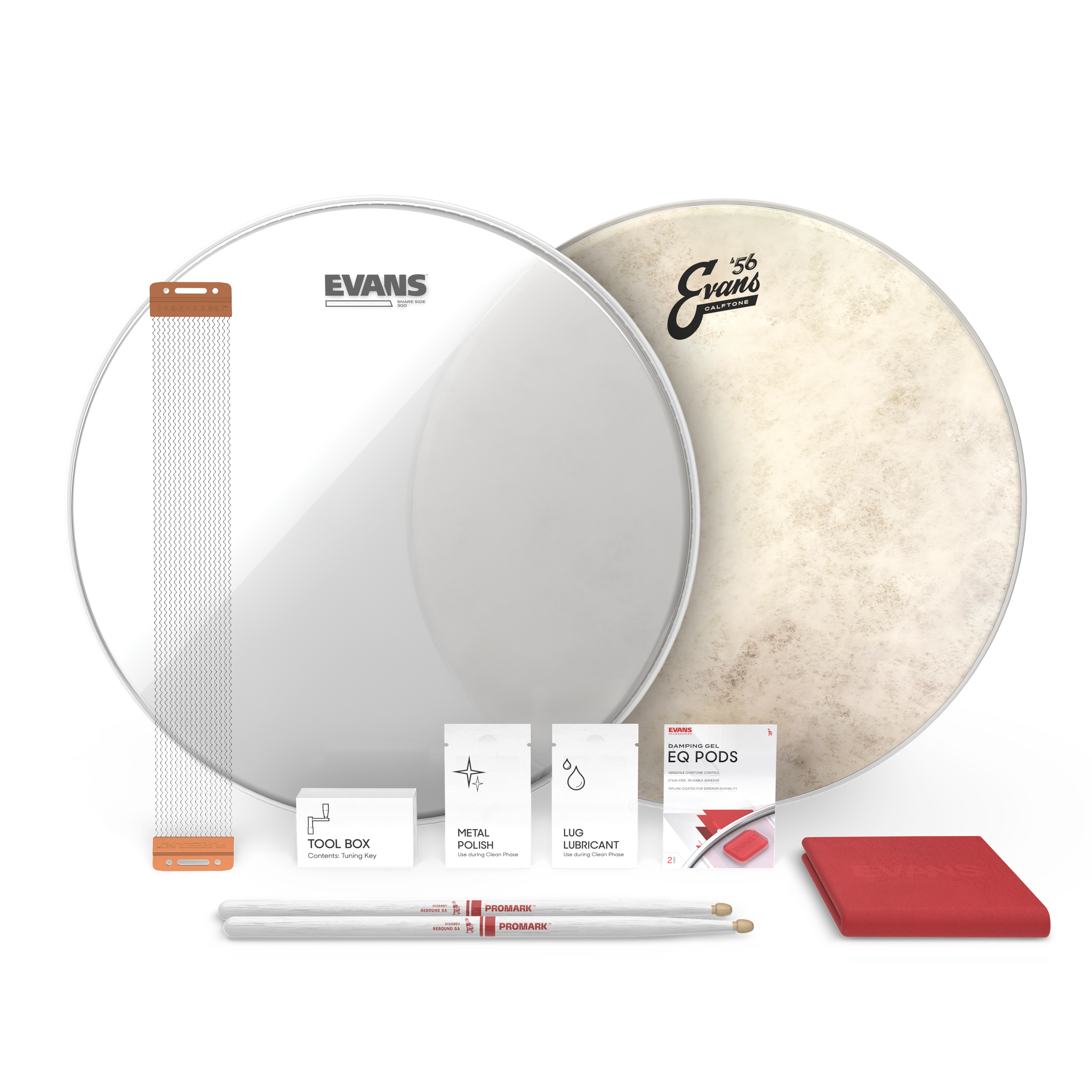 Evans Snare Tune Up Kit Calftone 14"