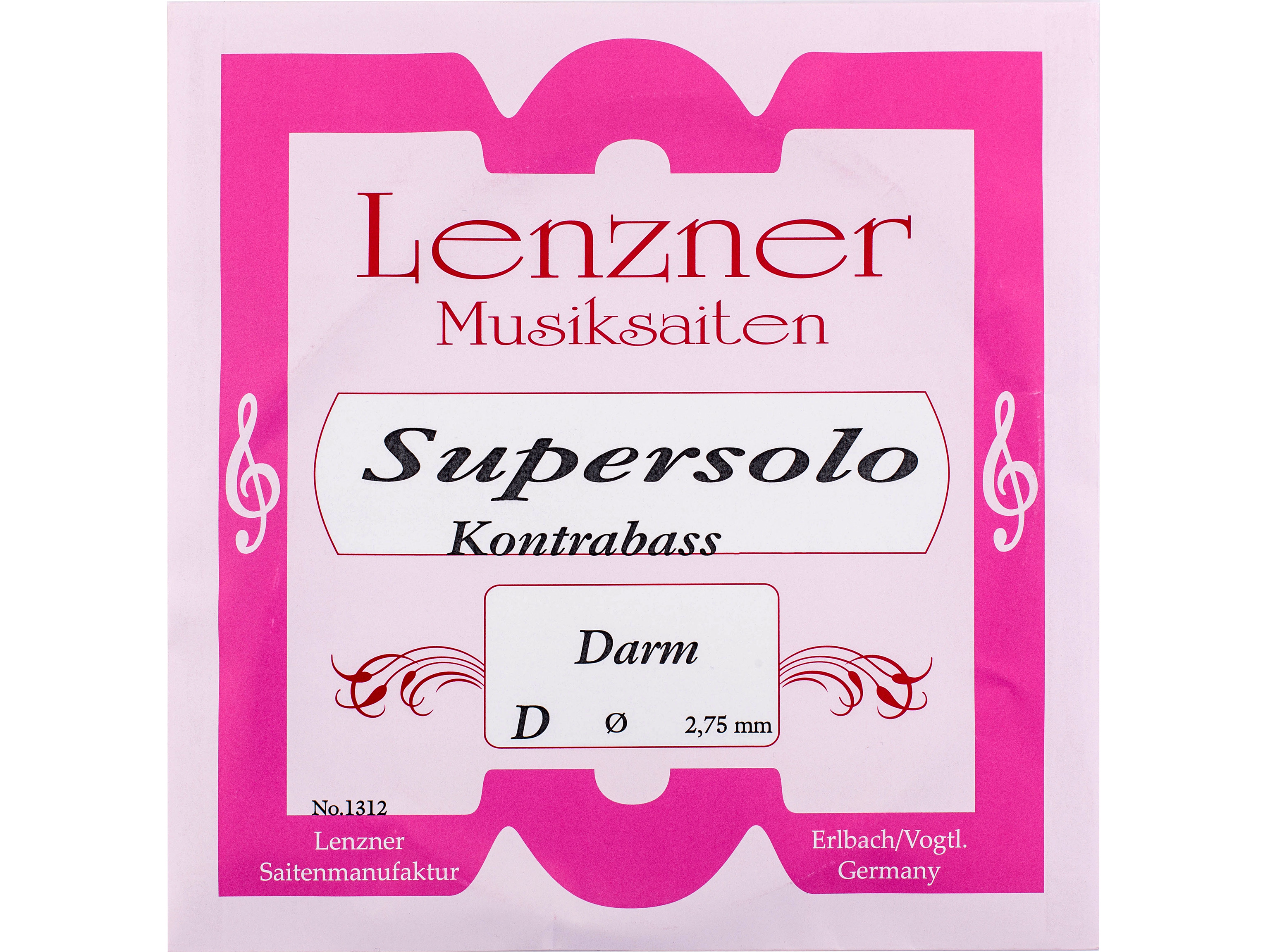 Lenzner 1312 D Basssaite 1/2 Supersolo