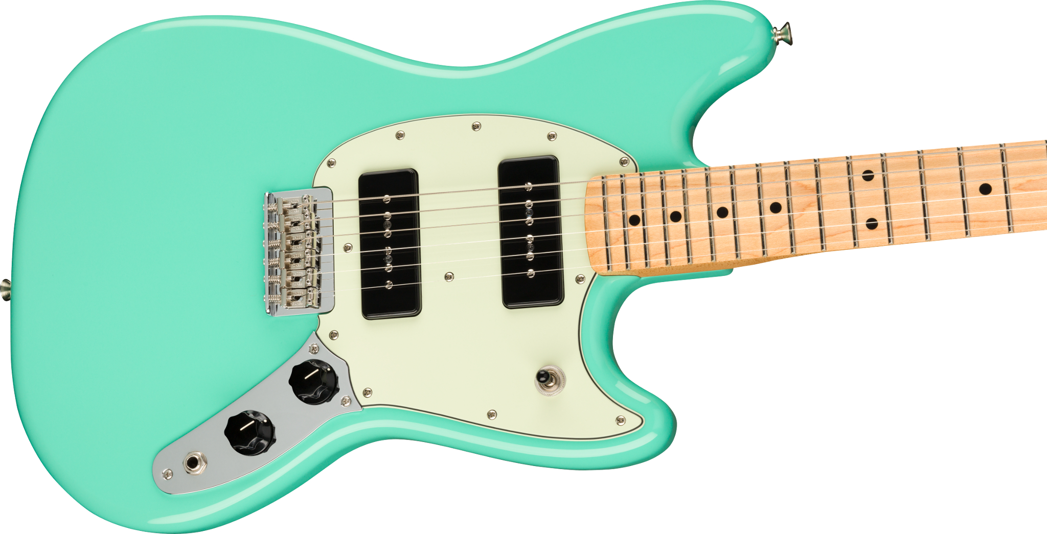 Fender Player Mustang E-Gitarre 90 MN SS SFMG