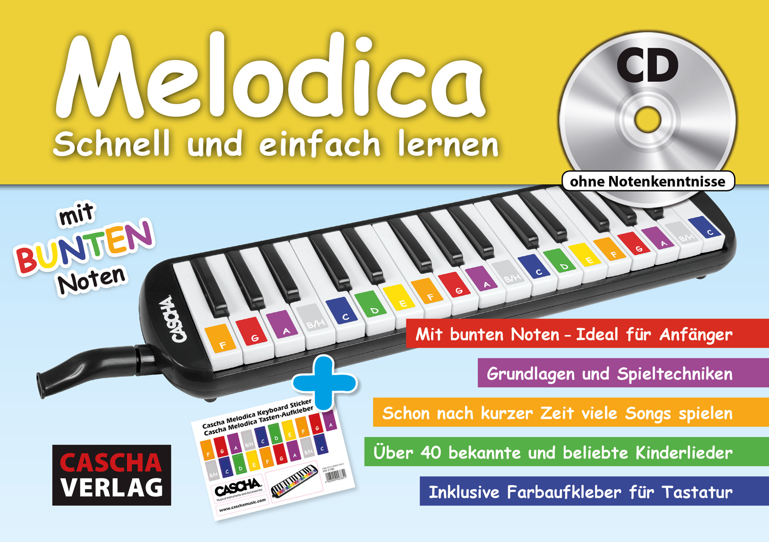 Cascha HH2103 Melodica-Set 32 schwarz