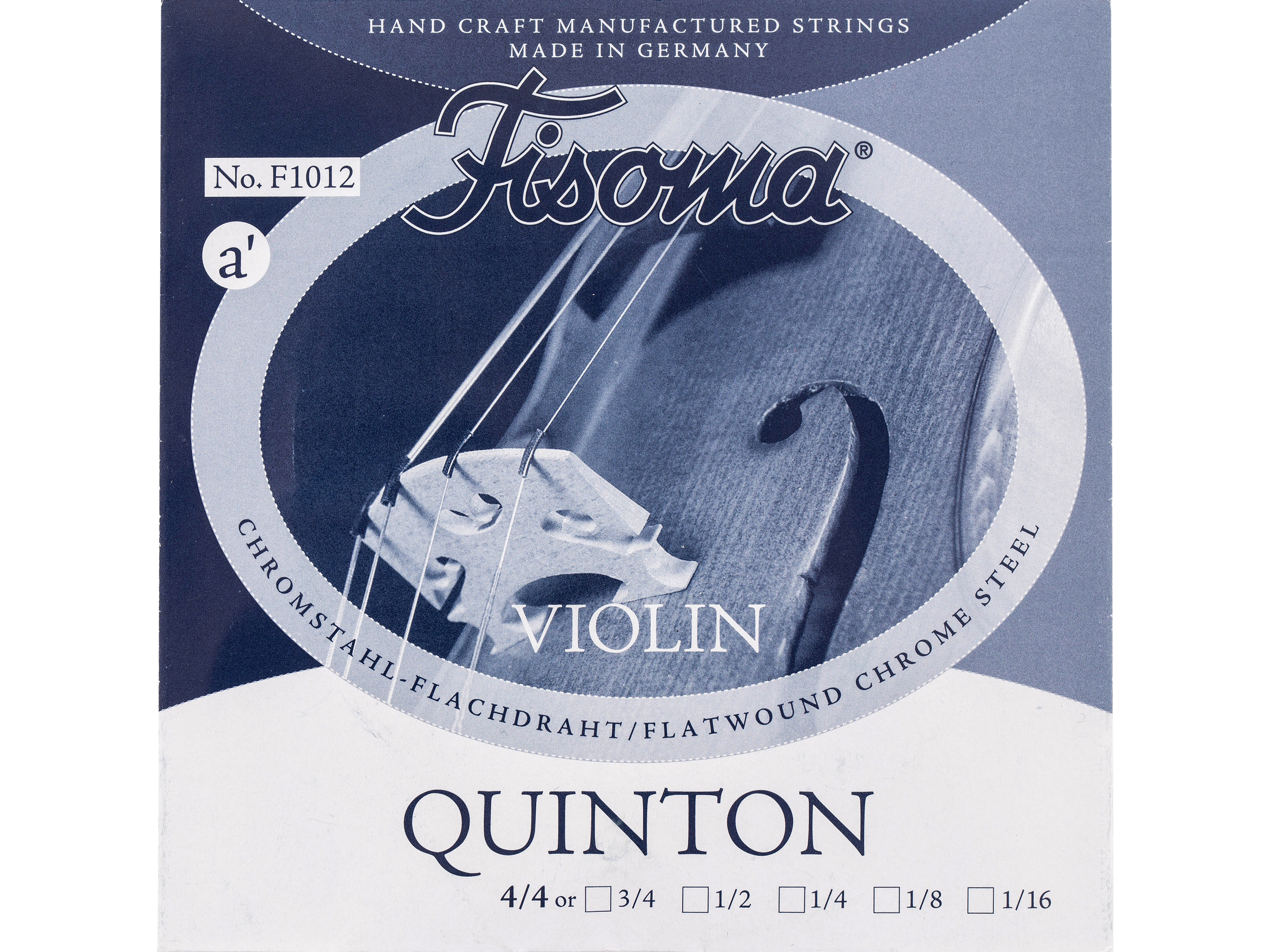 Lenzner F1012 a` Violinsaite 1/8 Fisoma Quinton