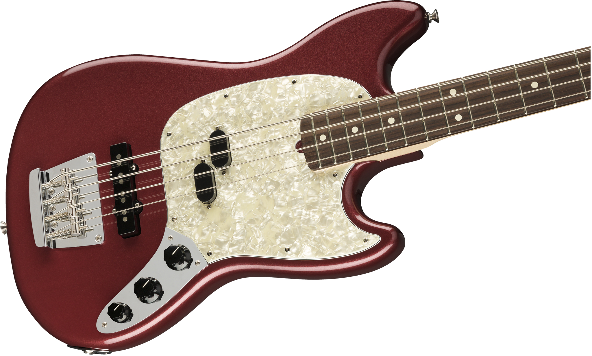 Fender American Performer Mustang Bass RW SS AUB