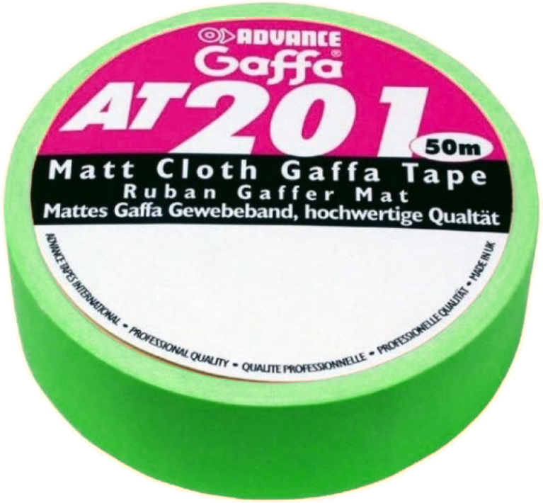 Advance AT201 Gaffa Tape grün 19 mm x 25 m