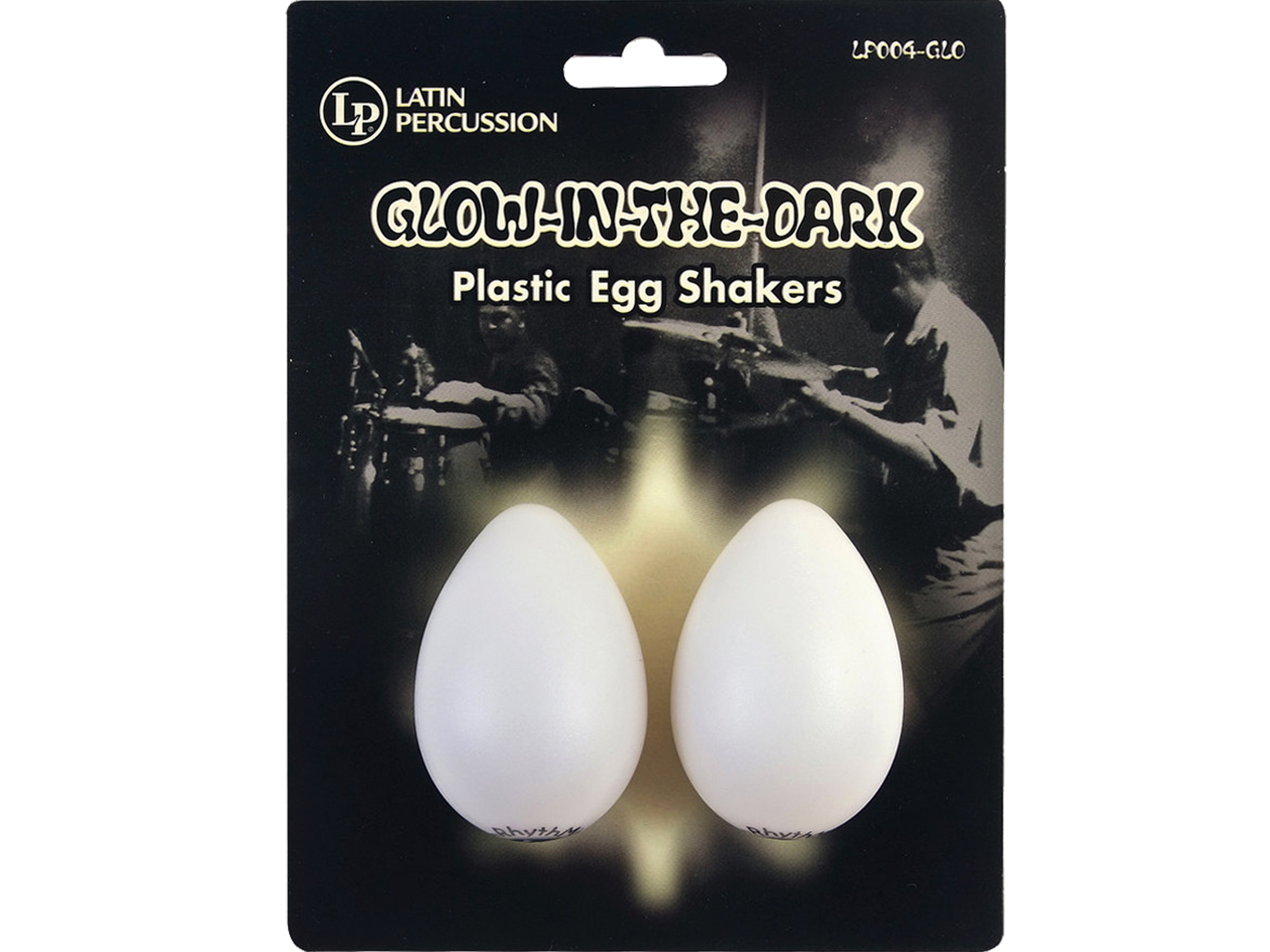 LP LP004-GLO Egg Shaker glow in the dark Paar