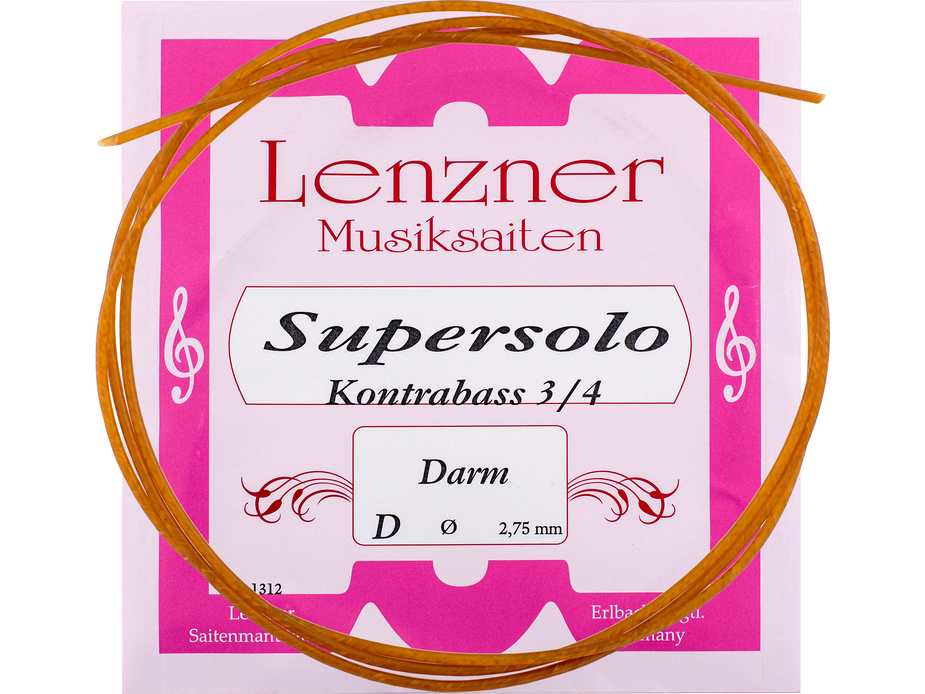 Lenzner 1310 B Basssaitensatz 3/4 Supersolo
