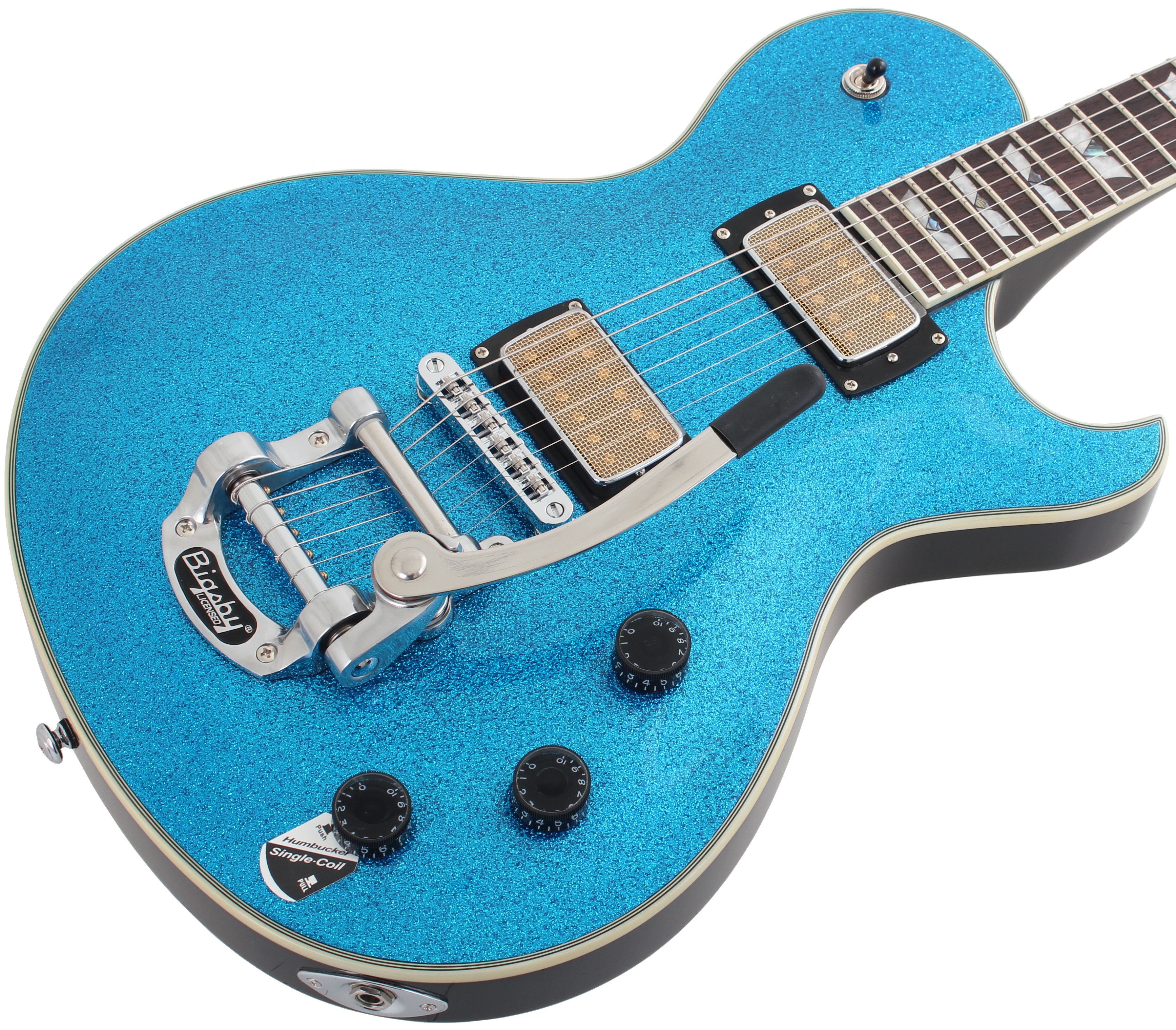 Schecter Solo-6B E-Gitarre blue sparkle