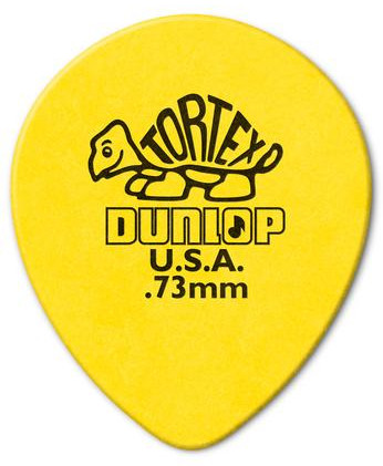 Dunlop 413R Plektrum 0.73 mm gelb