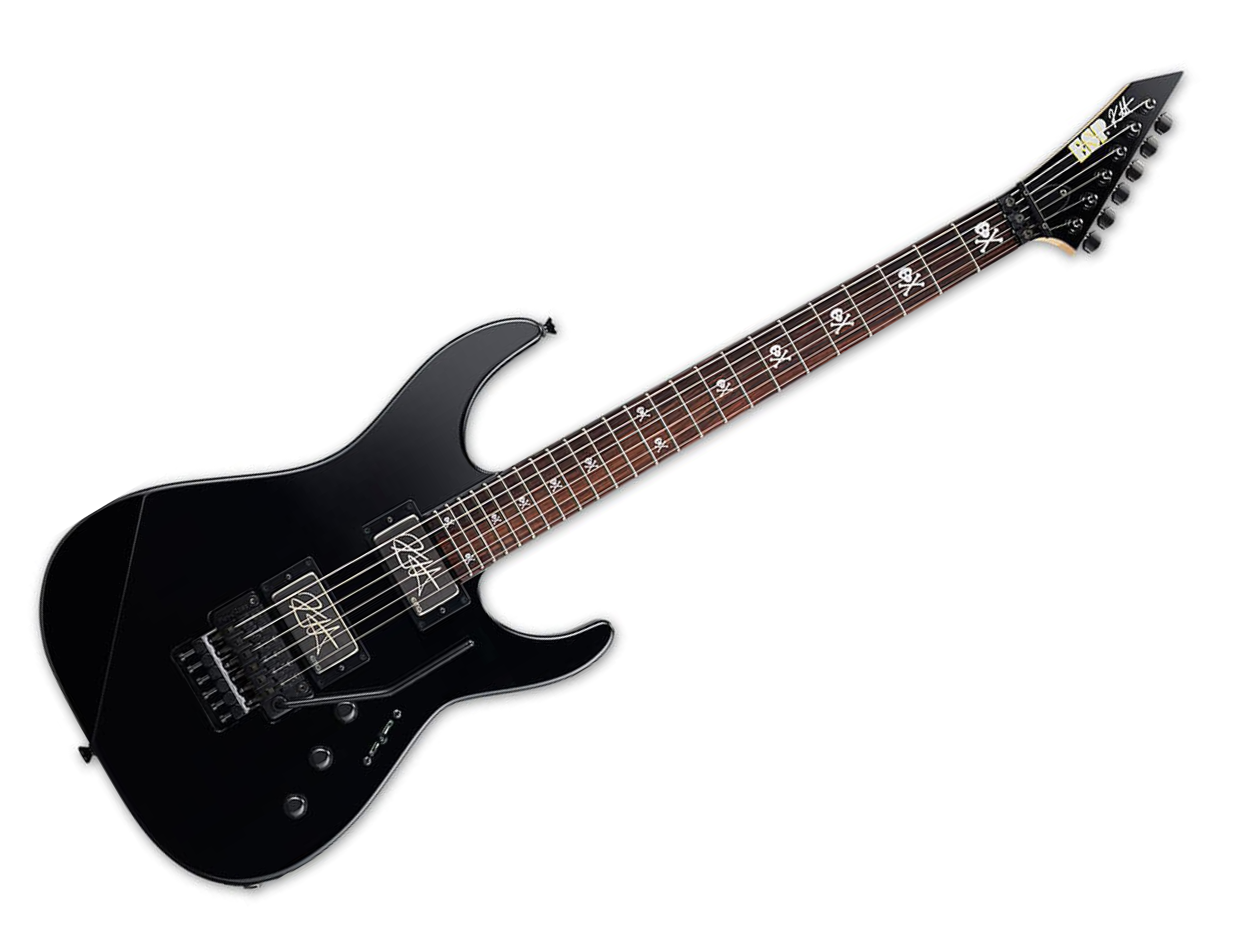 ESP KH-2 E-Gitarre neck thru body black