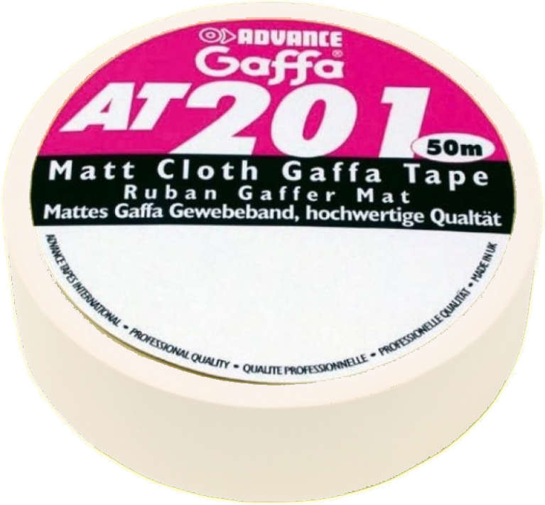 Advance AT201 Gaffa Tape weiß 19mm x 25m