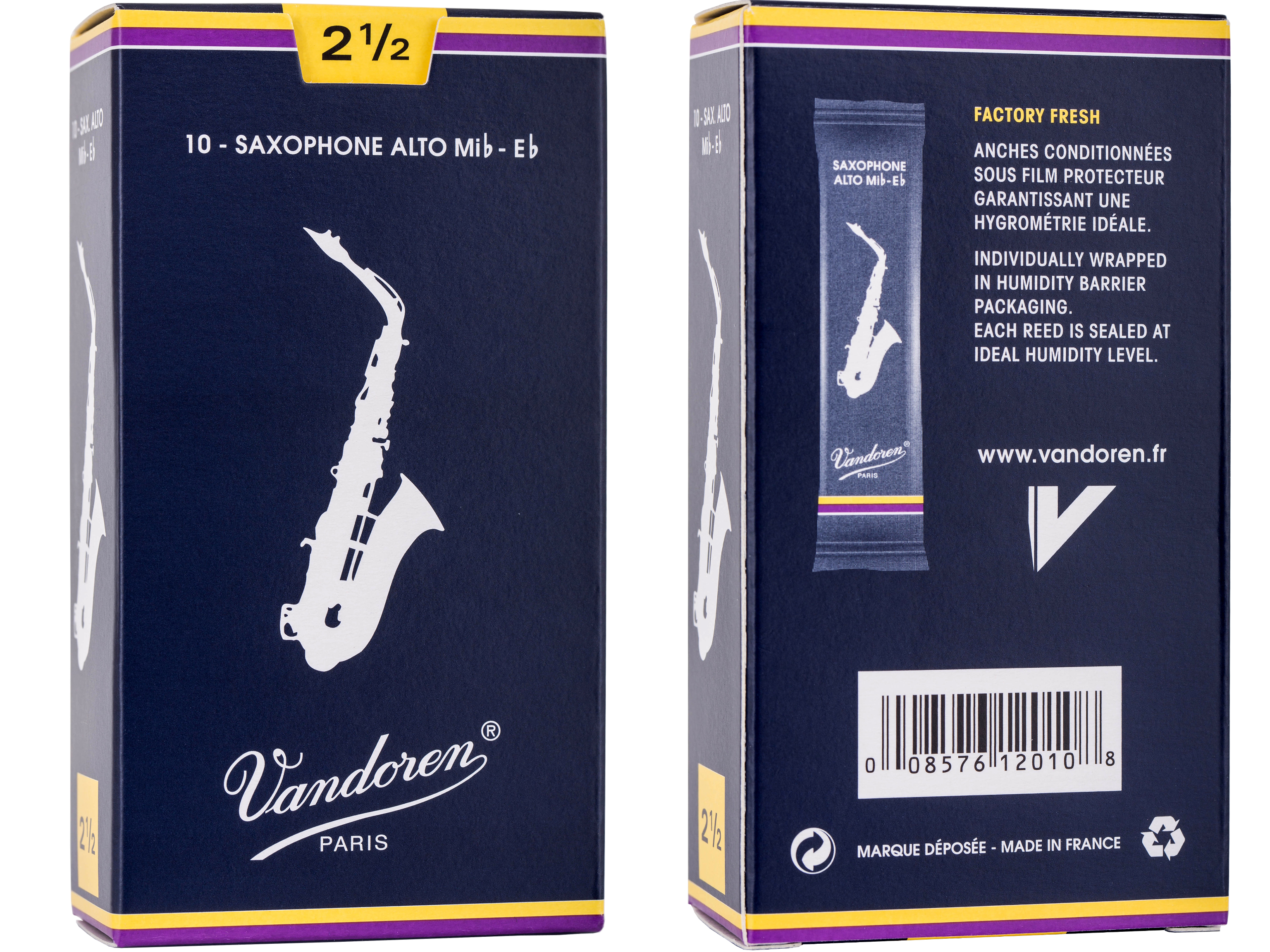 Vandoren Saxophonblatt Classic Alt 2,5