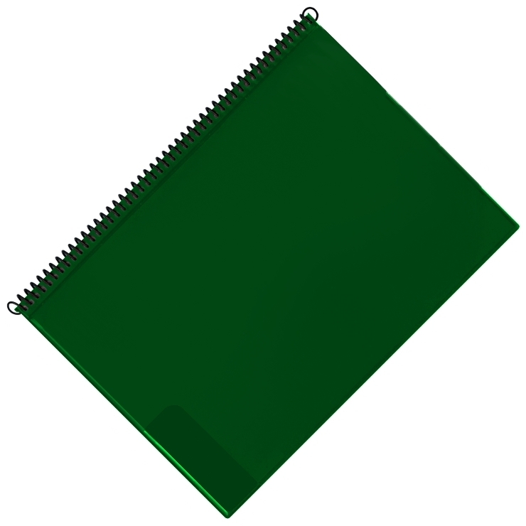 Star Notenmappe 600 / 20 Taschen grün DIN A5 hoch