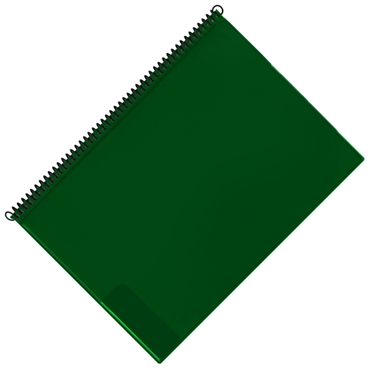 Star Notenmappe 600 / 30 Taschen grün DIN A5 hoch